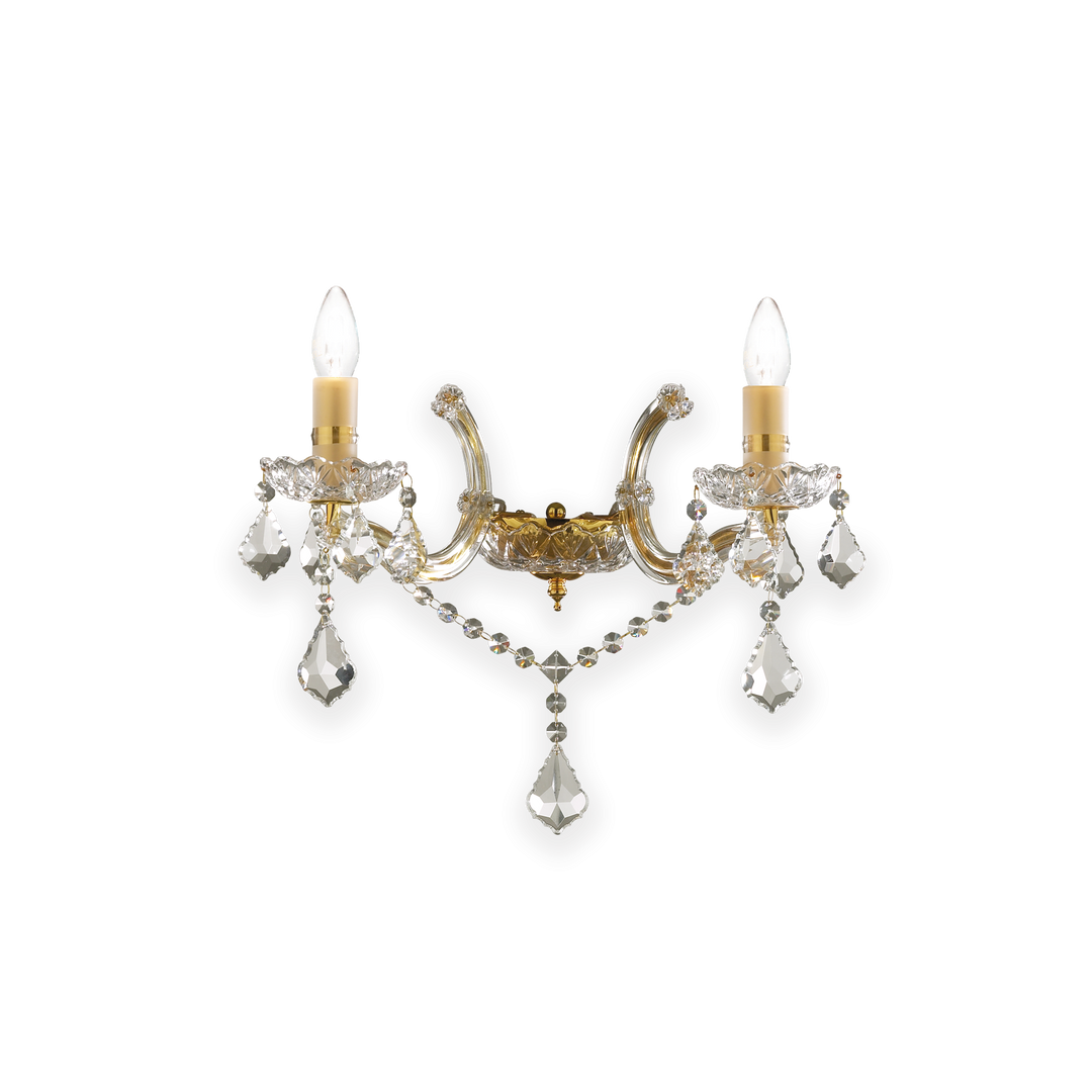 Aplica de perete aurie cu design clasic Florian