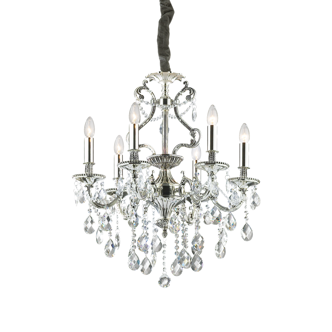 Candelabru clasic argintiu Gioconda