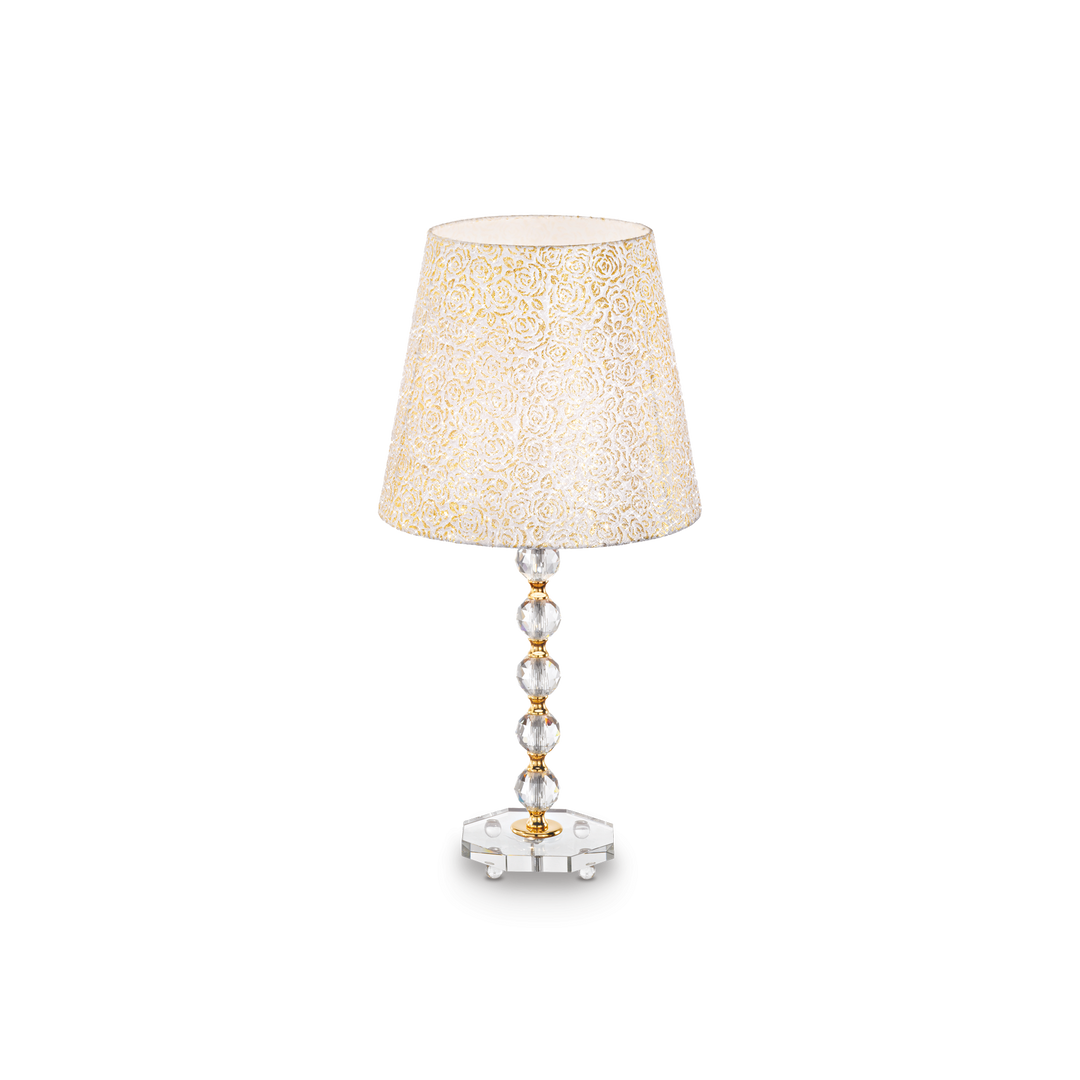 Lampa de masa cu baza de sticla Queen