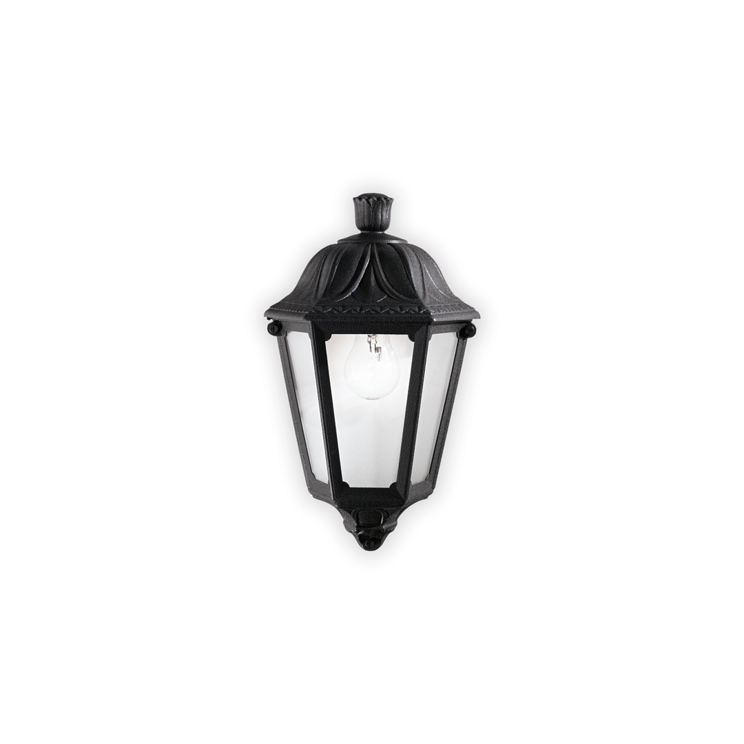 Aplica de perete neagra Dafne IP55