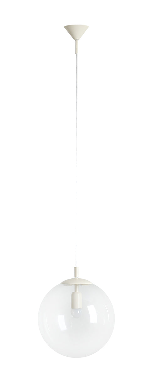 Lampa suspendata Globe Crem