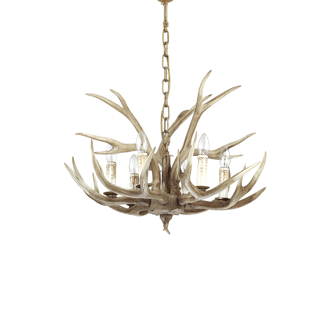 Candelabru cu aspect de coarne de cerb Chalet D67 cm