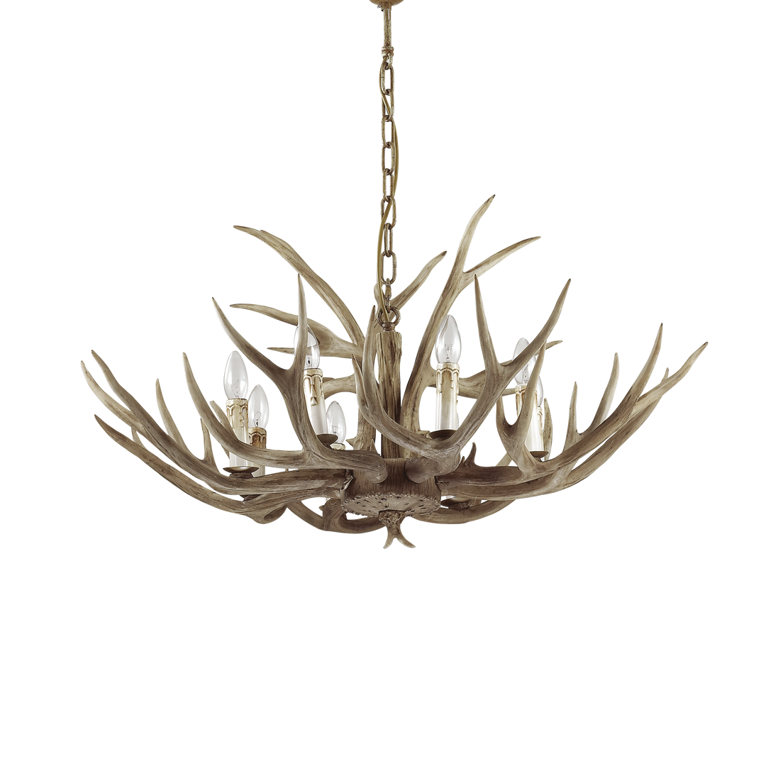Candelabru cu aspect de coarne de cerb Chalet D91 cm