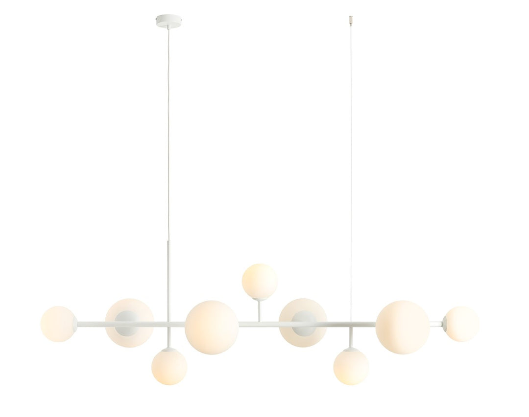 Lampa suspendata Dione 9 Alb