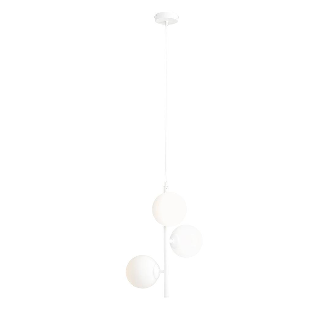 Lampa suspendata Fin 3 Alb S