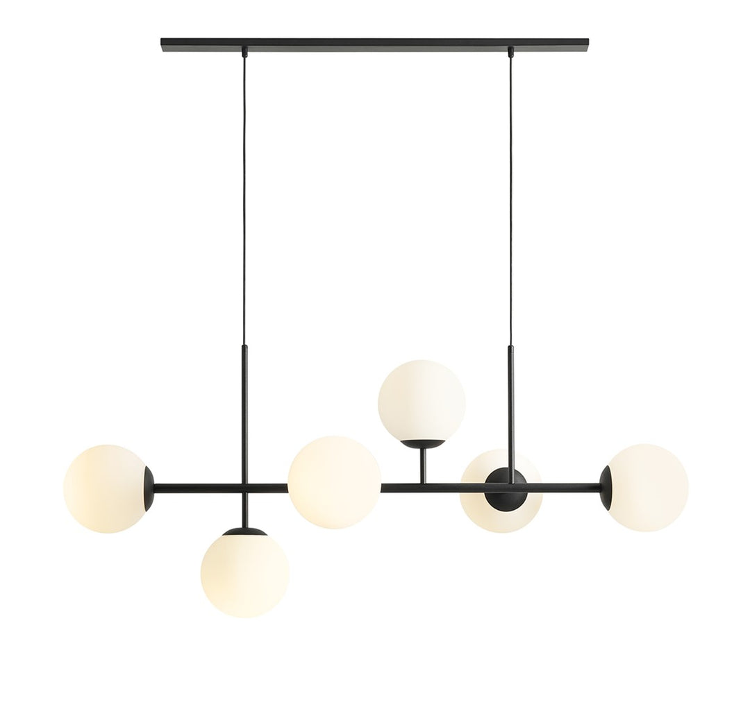 Lampa suspendata Fin 6 Negru