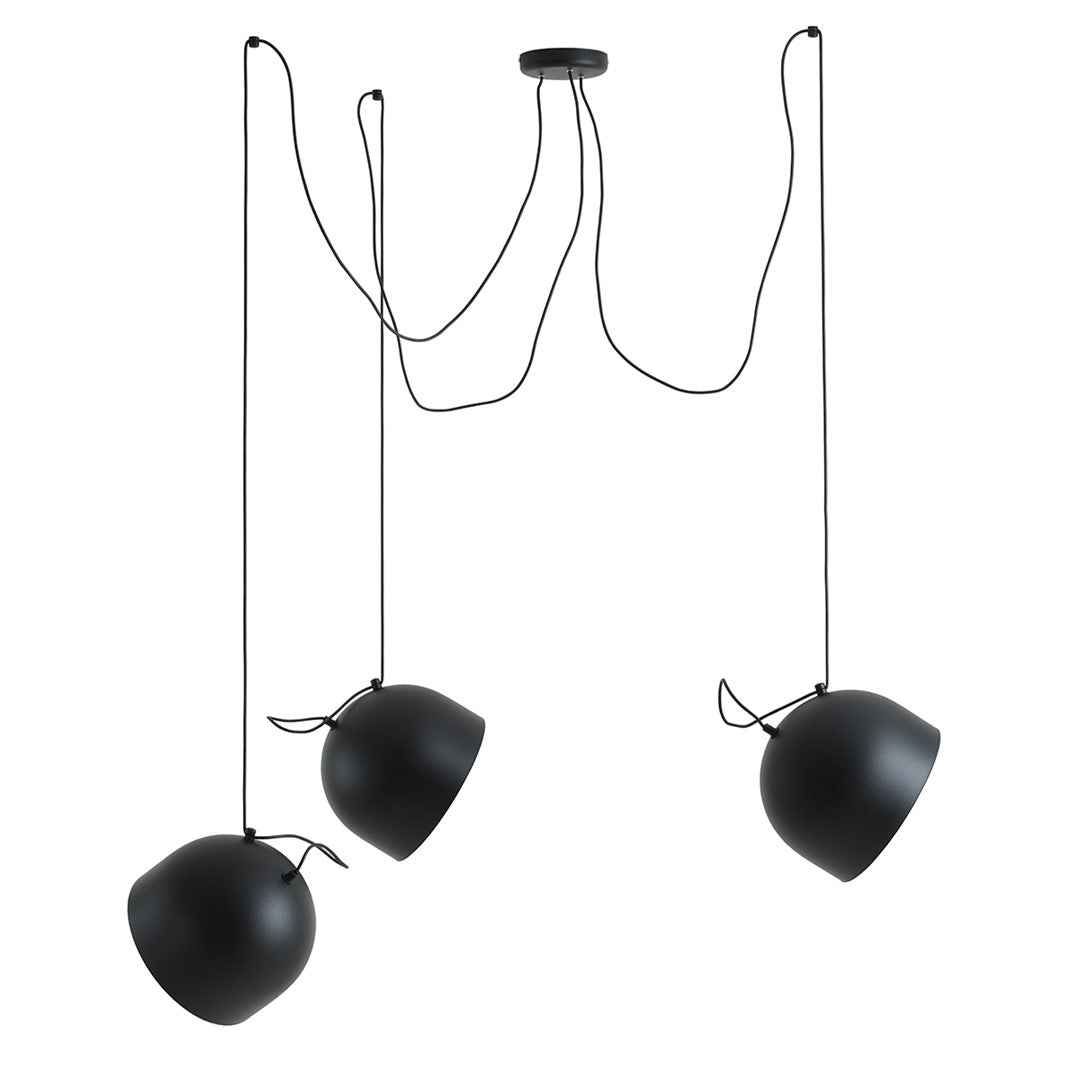 Lustra suspendata NOOR 3 BLACK