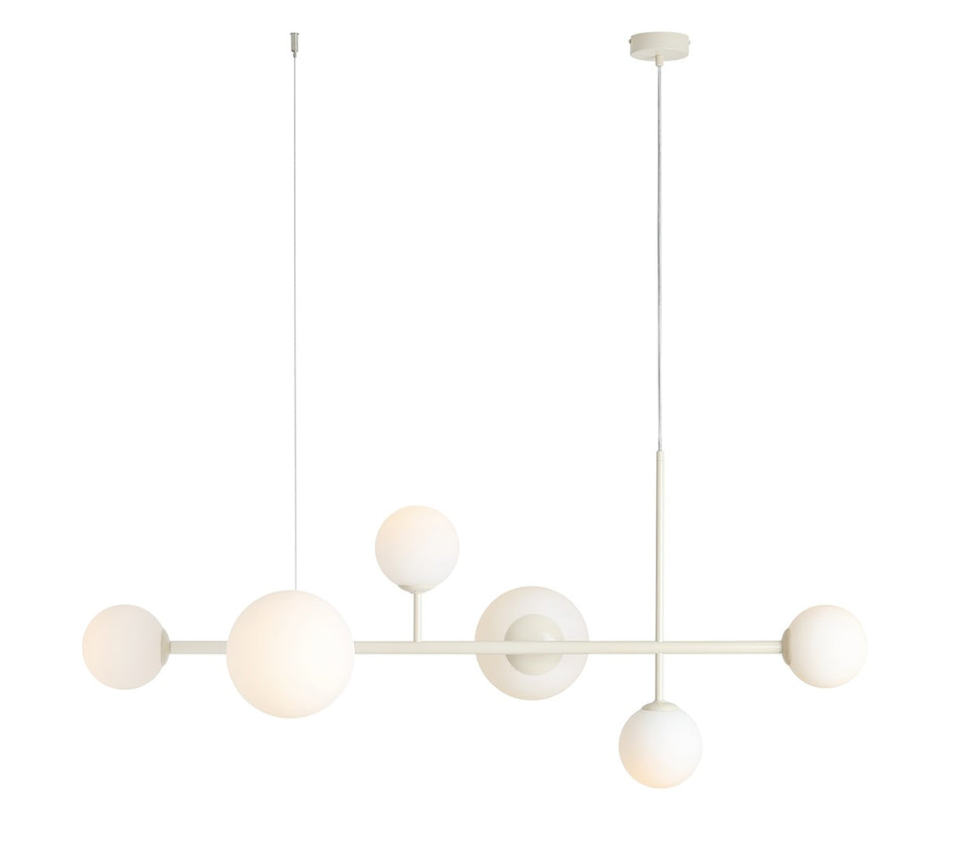 Lampa suspendata Dione 6 Crem