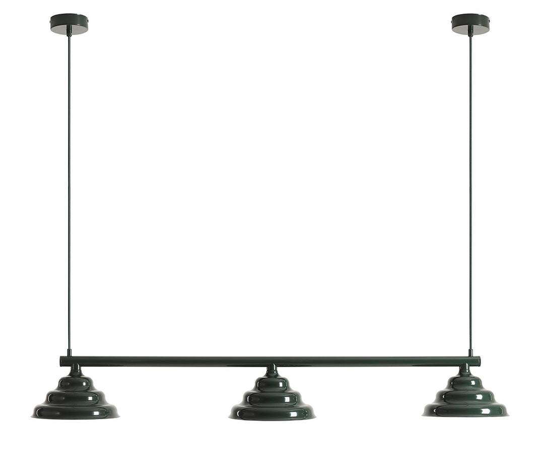 Lampa suspendata Fala 3 Verde Inchis