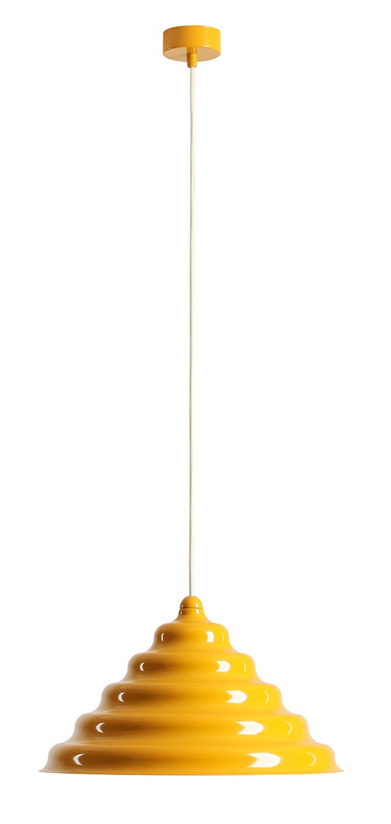 Lampa suspendata Fala Galben Energetic XL