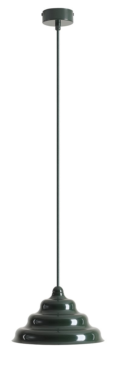 Lampa suspendata Fala Verde Inchis M