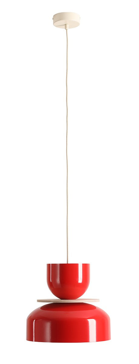 Pendul UTO Rosu Deschis (30 + 15 + Lemn)