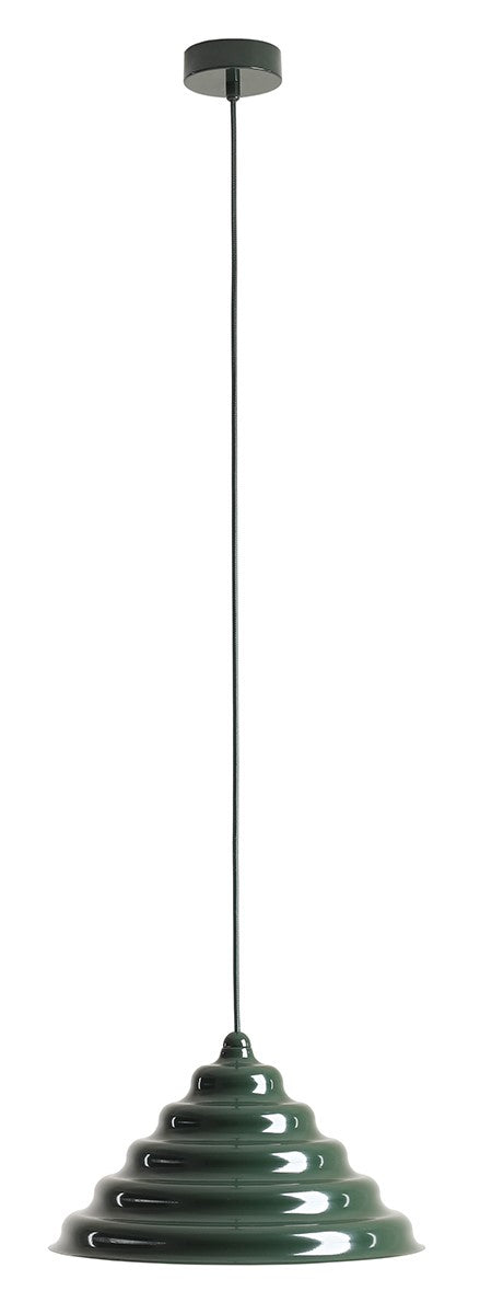 Lampa suspendata Fala Verde Inchis XL