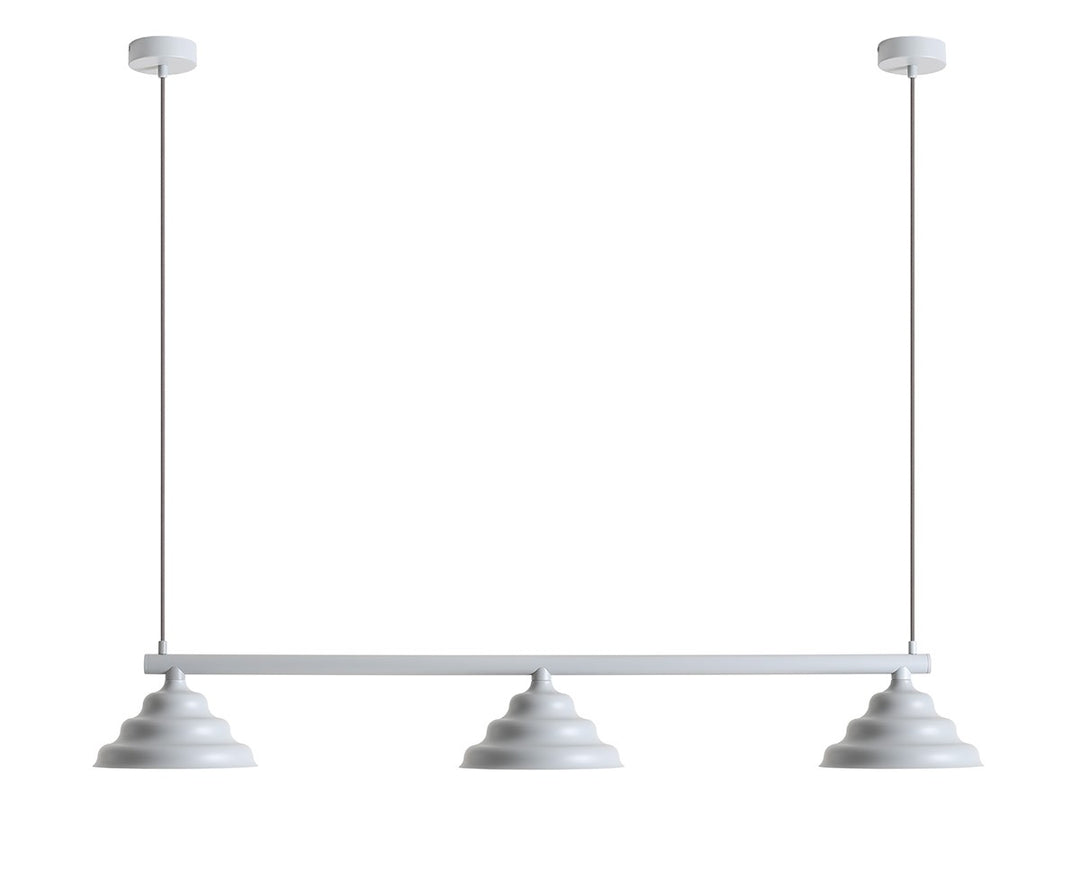 Lampa suspendata Fala 3 Albastru Gri