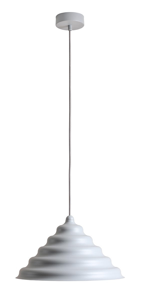 Lampa suspendata Fala Albastru Gri XL