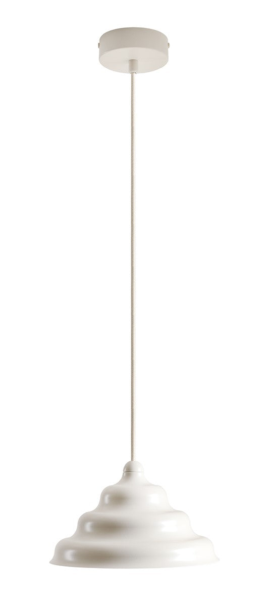 Lampa suspendata Fala Crem Deschis M