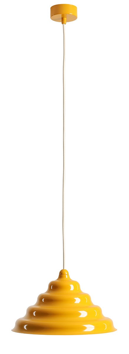 Lampa suspendata Fala Galben Energetic L