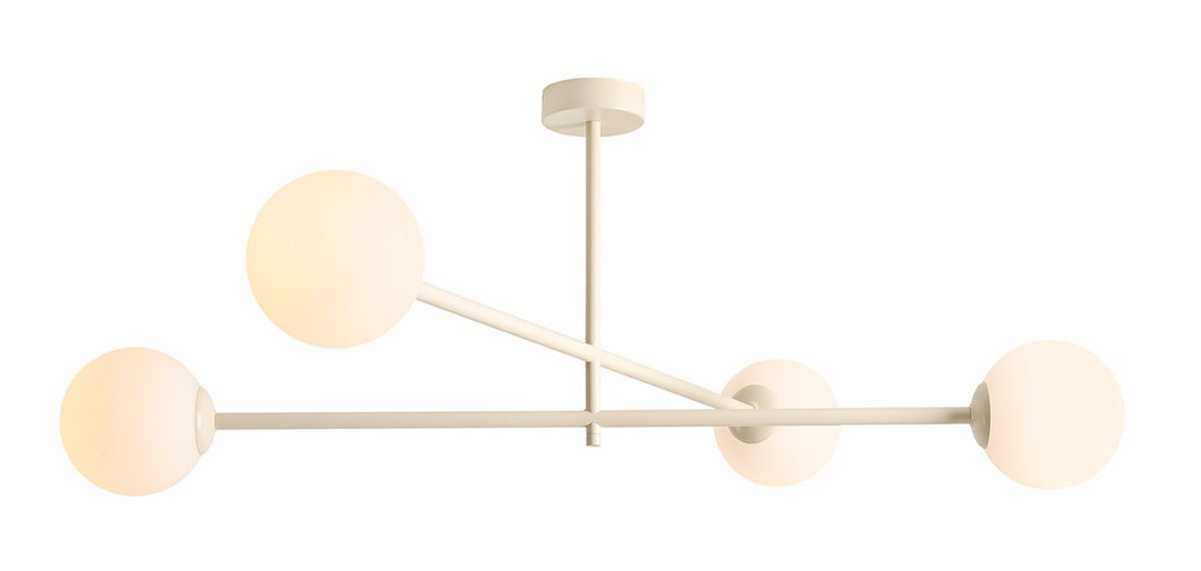 Lustra cu inaltime redusa PINNE 4 CREAM