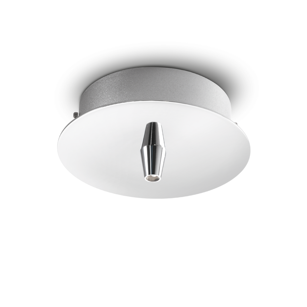 Baza rotunda cromata cu o prindere D100 mm