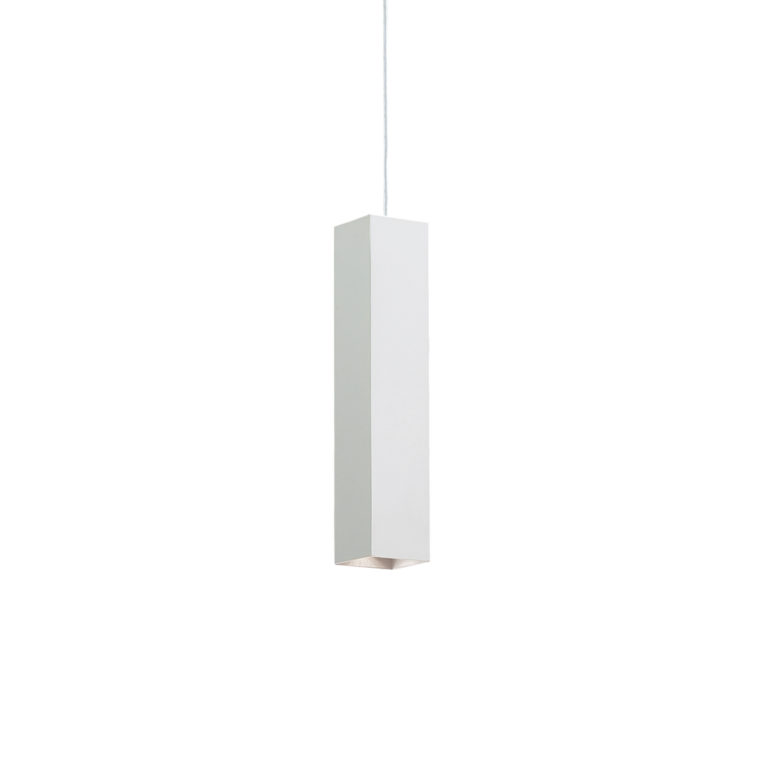 Pendul cu abajur dreptunghiular alb Sky