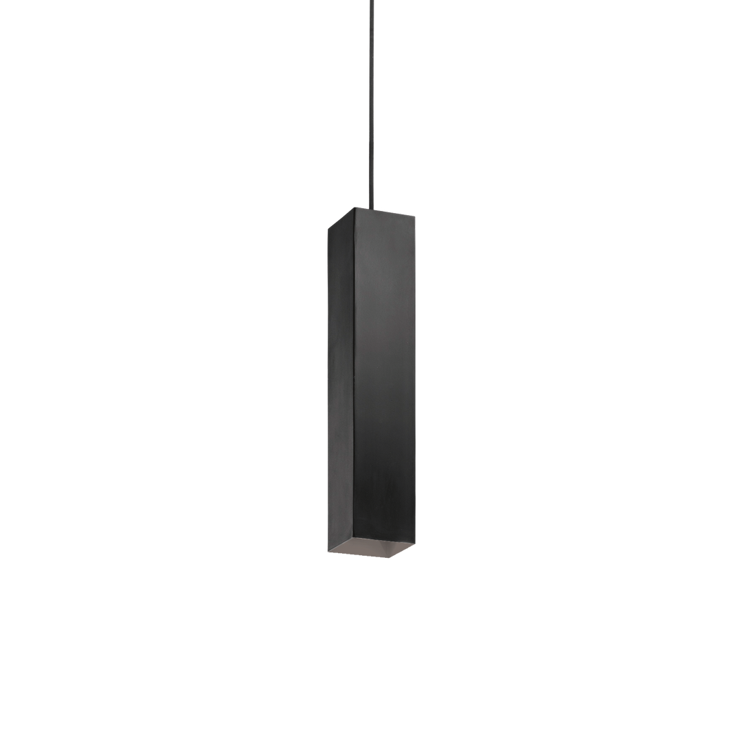Pendul cu abajur dreptunghiular negru Sky