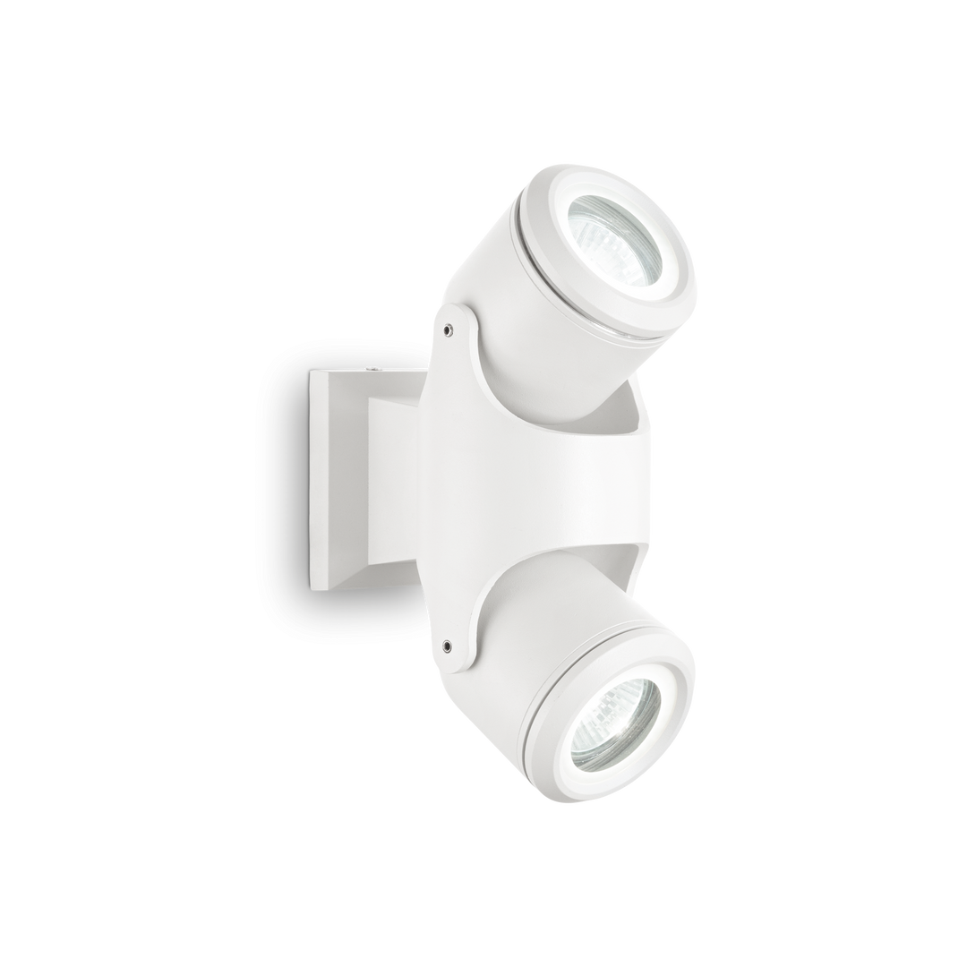 Spot aplicat cu doua lumini alb si articulatie IP44 Xeno