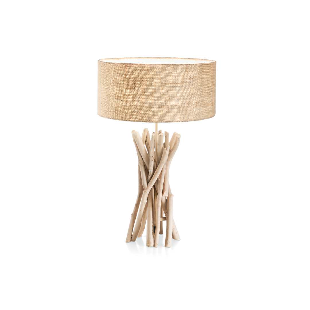 Lampa de masa cu baza din lemn Driftwood