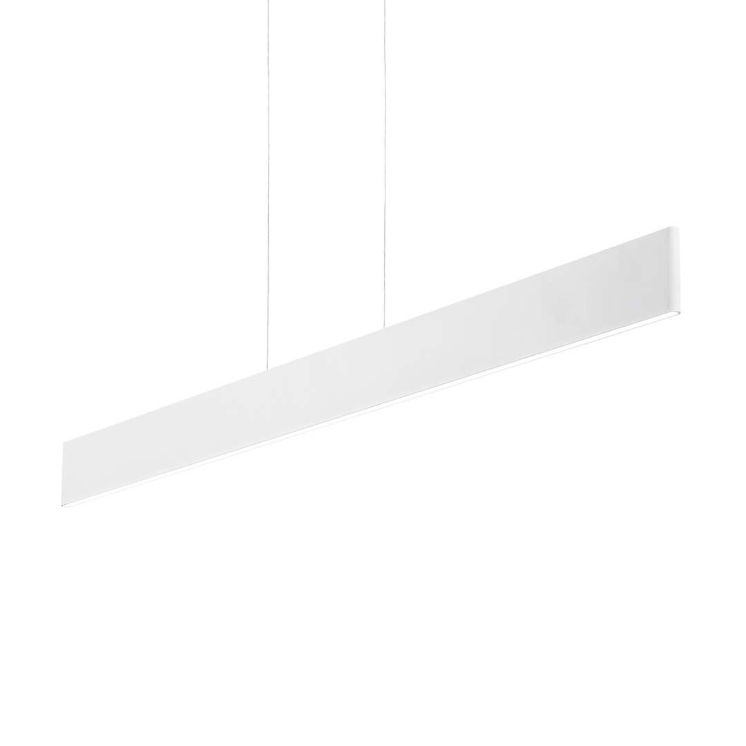Lustra suspendata liniara alba pentru birou Desk
