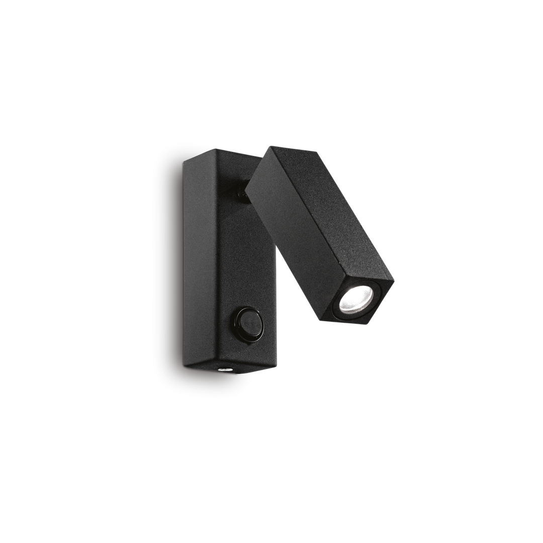 Aplica de perete neagra tip spot cu intrerupator Page