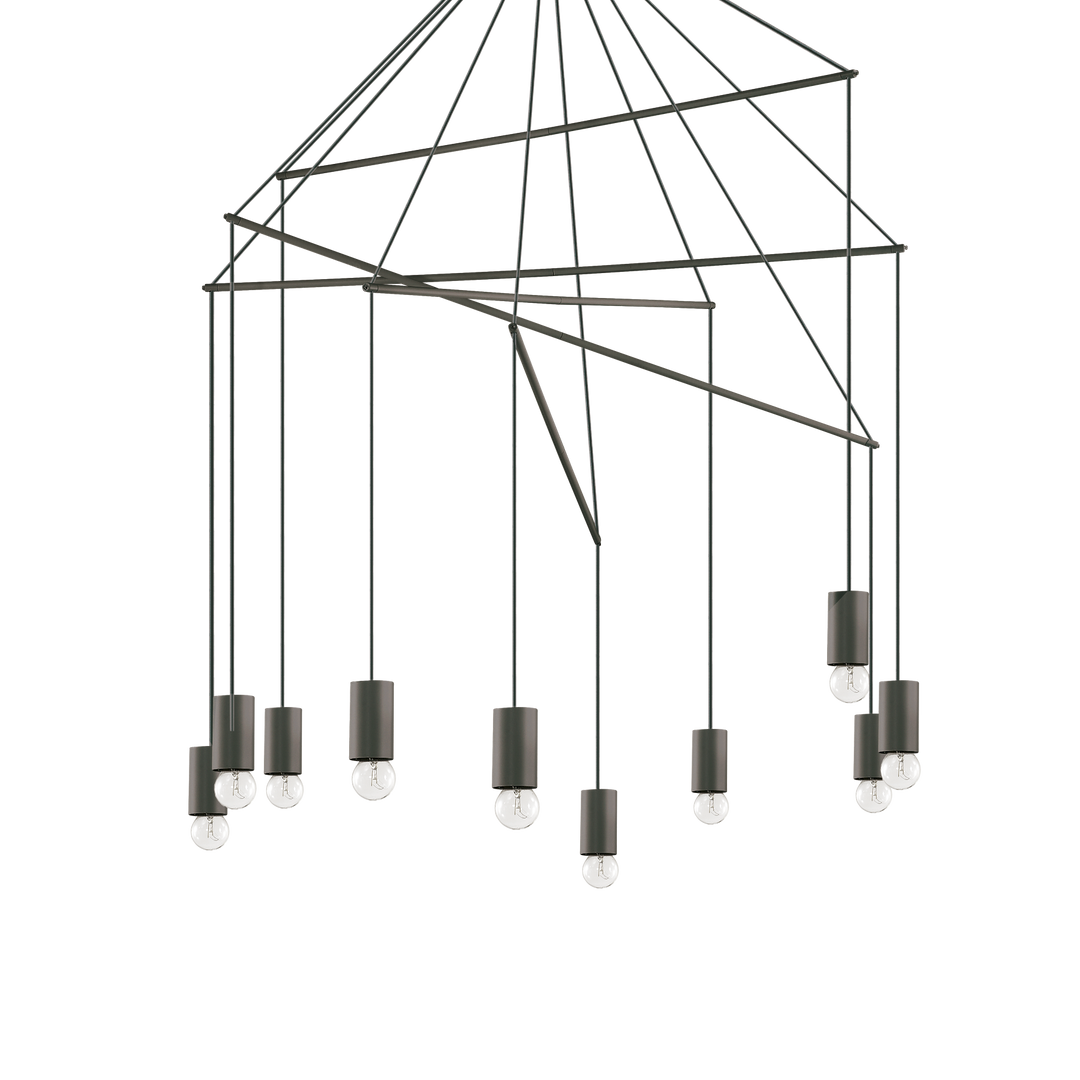 Lustra suspendata cu 10 lumini Pop