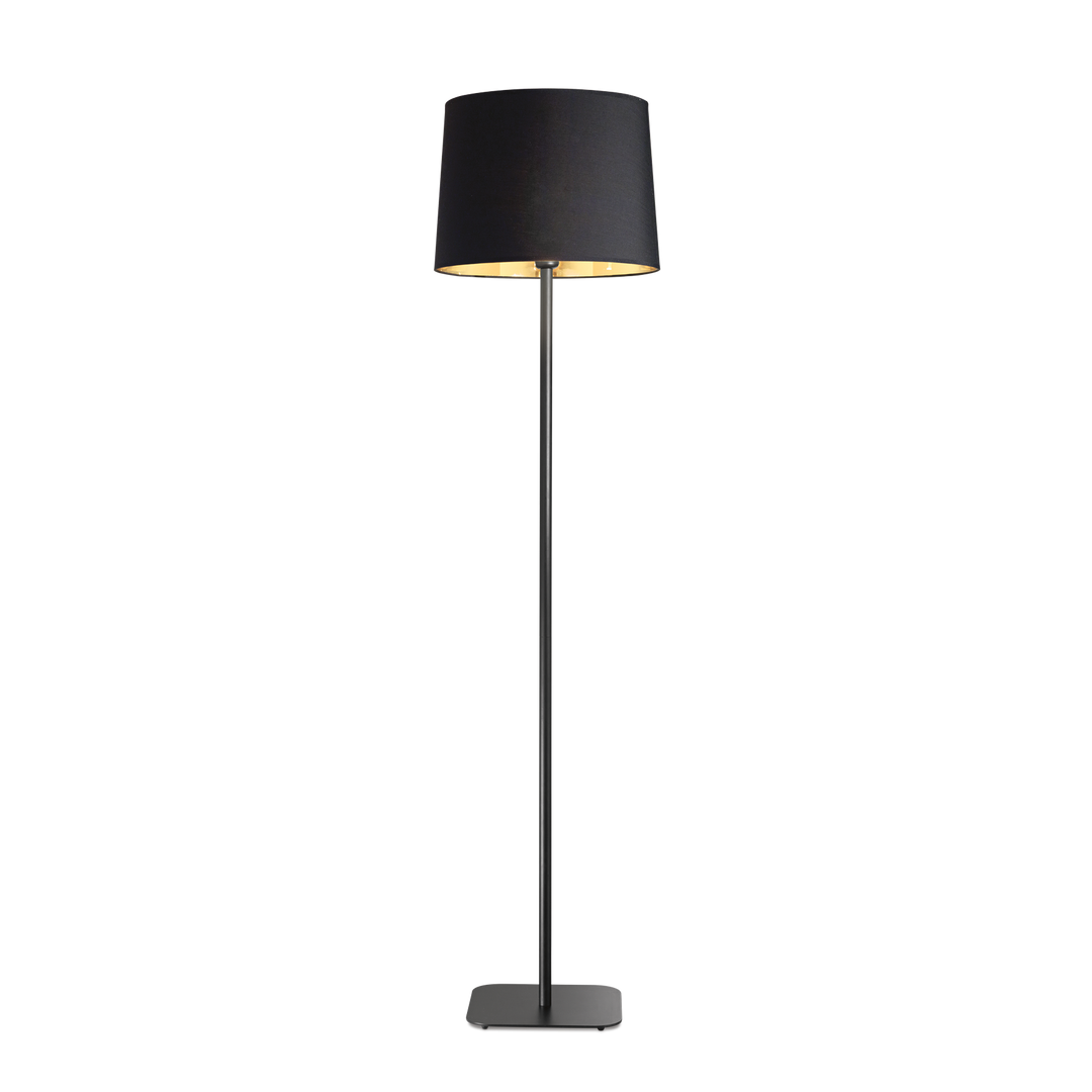 Lampadar cu design clasic si abajur textil Nordik