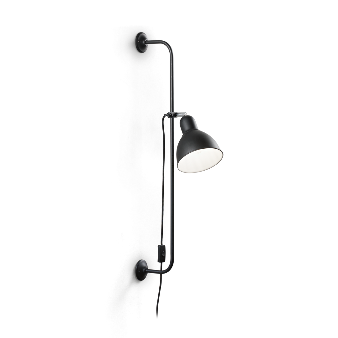 Aplica de perete neagra Shower
