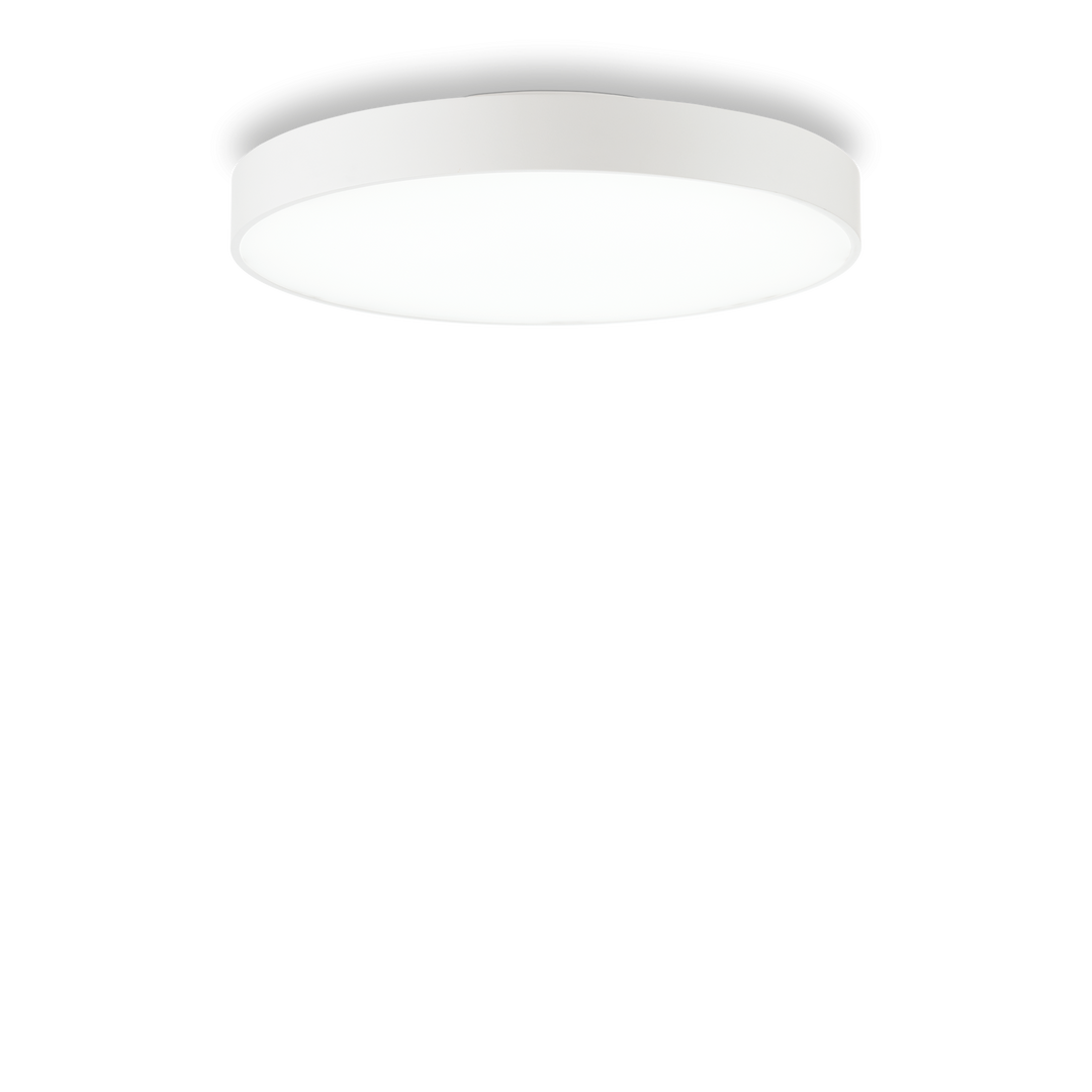 Plafoniera alba rotunda minimalista Halo