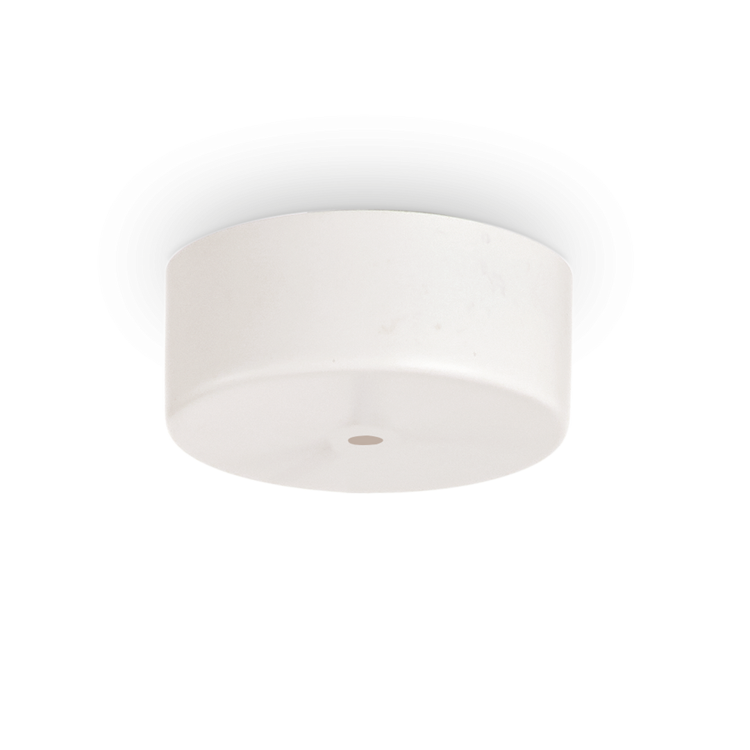 Baza rotunda alba cu o prindere D90 mm