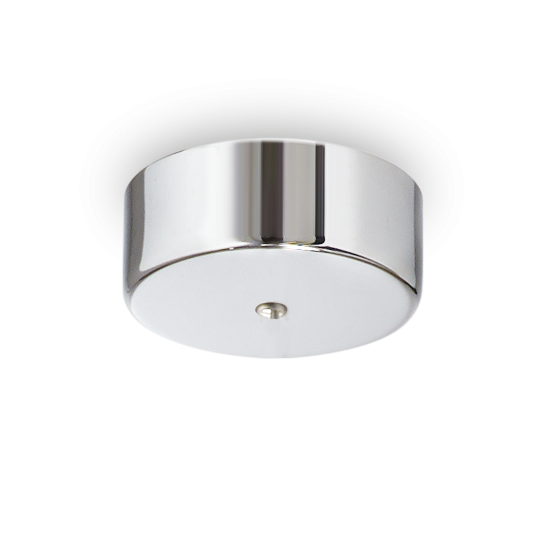 Baza rotunda cromata cu o prindere D90 mm