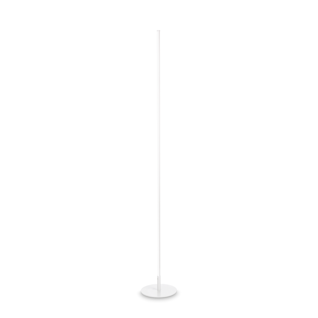 Lampadar liniar alb cu design minimalist Yoko