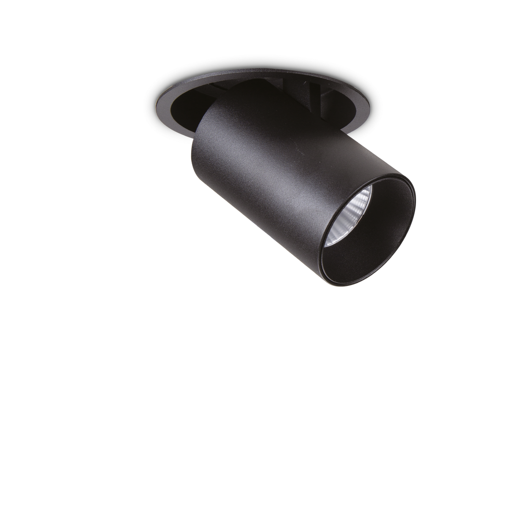 Spot incastrat negru Nova