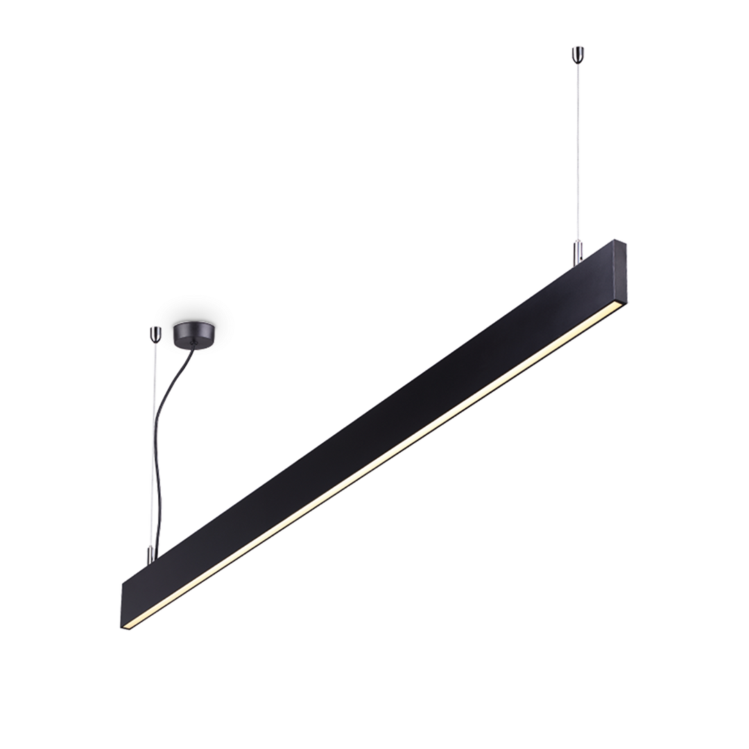 Lustra suspendata neagra pentru birou Linus