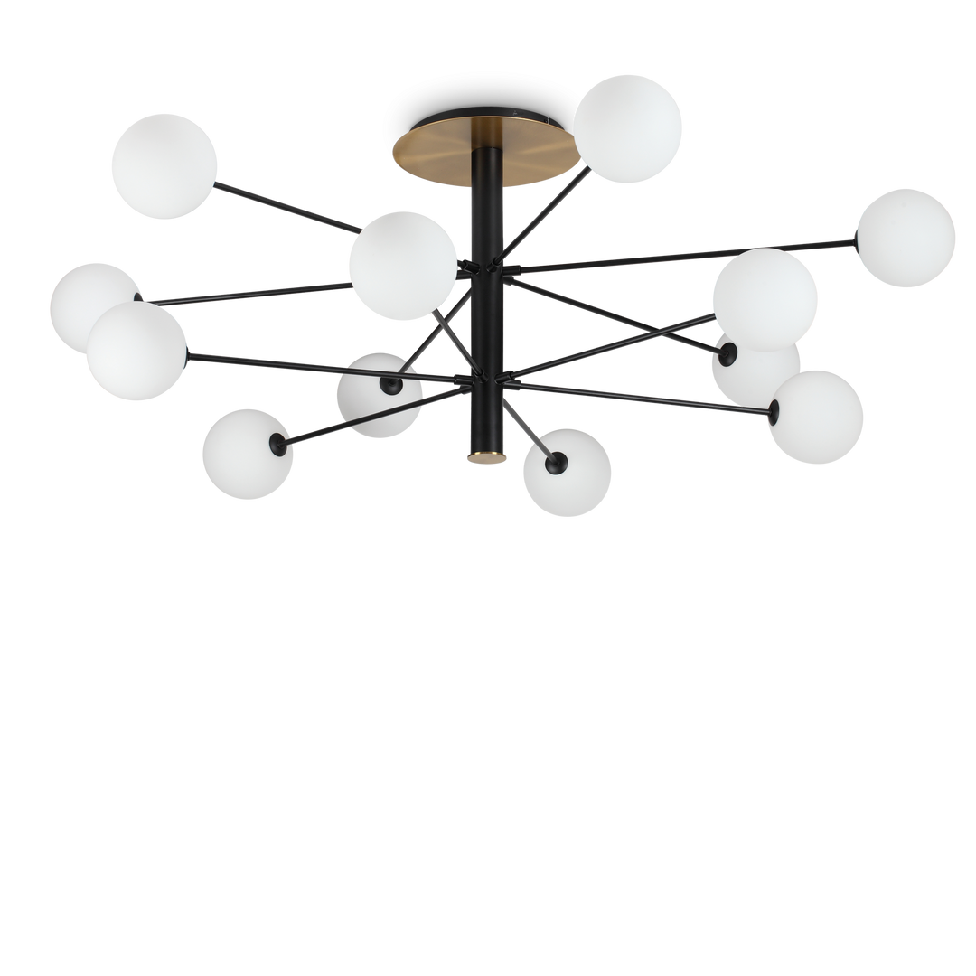 Plafoniera neagra cu design modern D145 cm Cosmopolitan