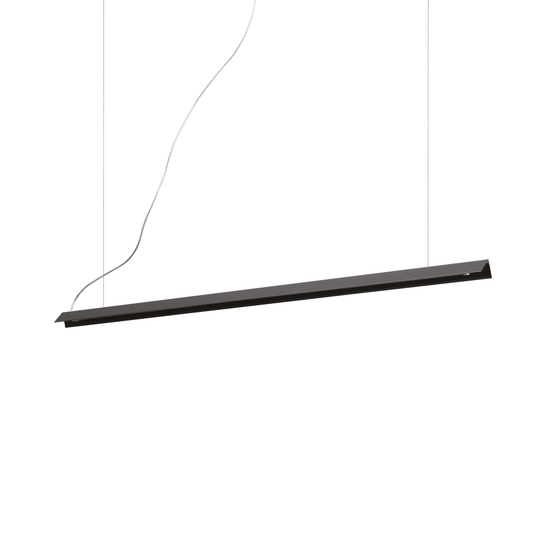 Lustra suspendata neagra liniara V-Line