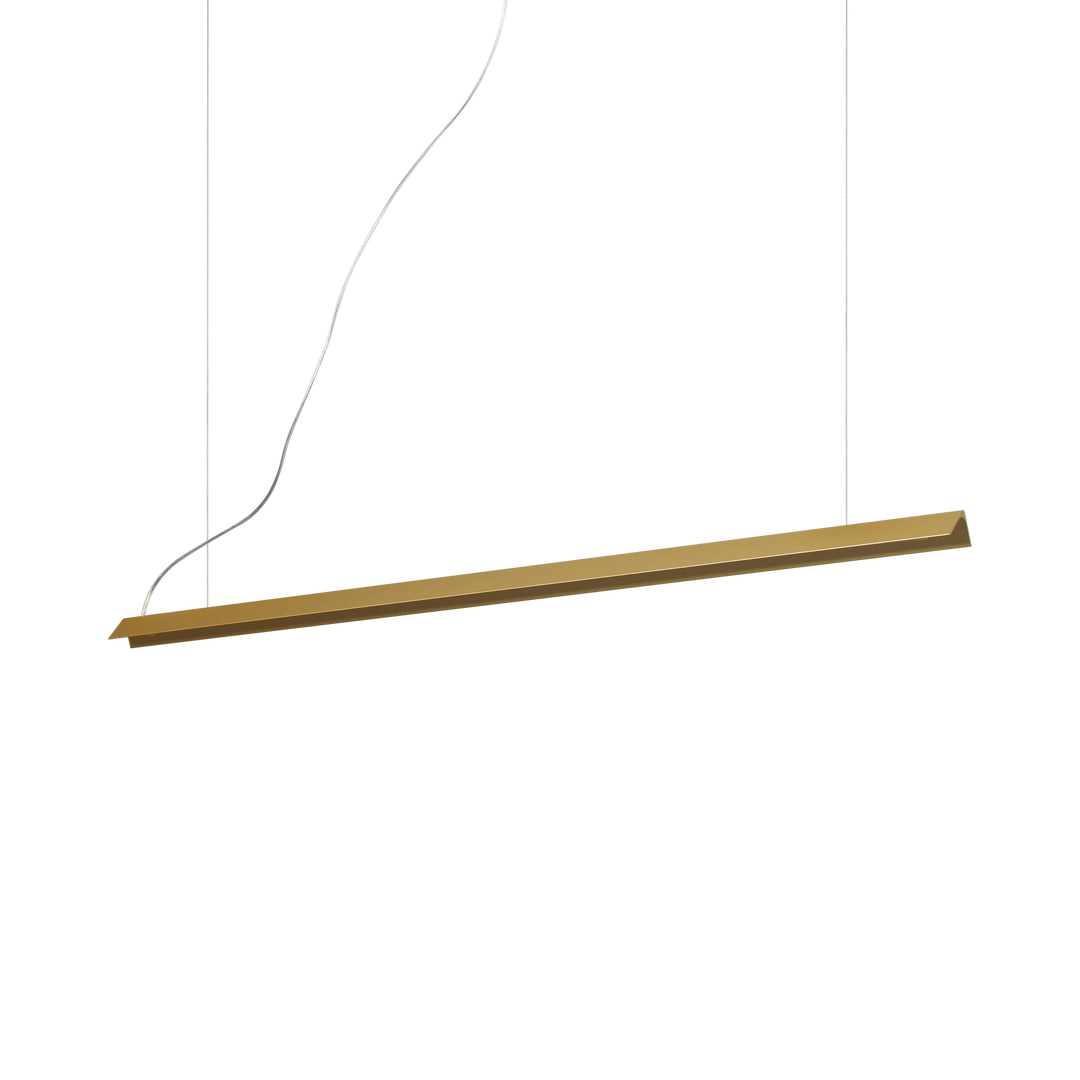 Lustra suspendata aurie liniara V-Line