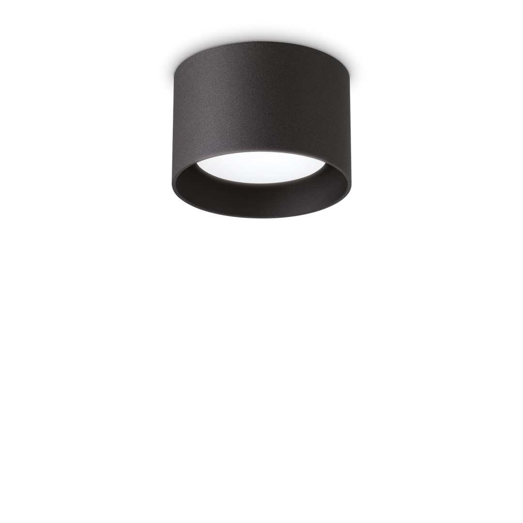 Spot aplicat negru D10 cm Spike