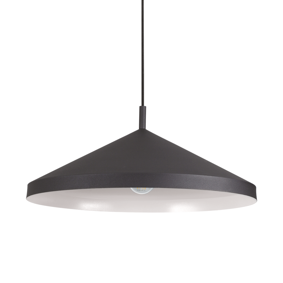 Pendul negru in forma de palnie Yurta
