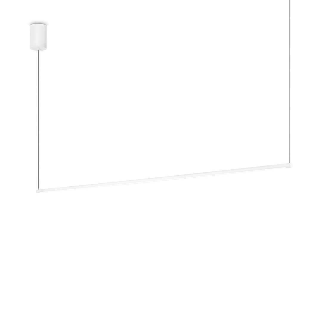 Lustra suspendata liniara alba minimalista Essence
