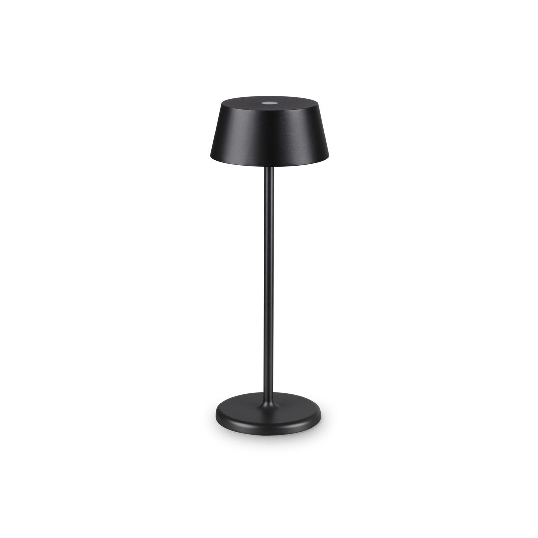 Lampa de masa portabila neagra pentru exterior Pure