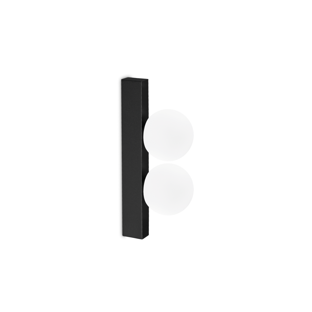 Aplica de perete neagra led Ping Pong