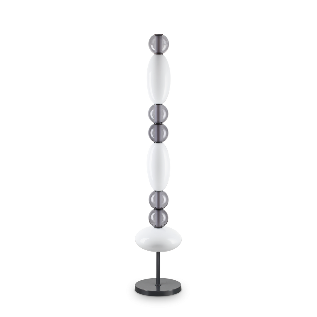 Lampadar cu abajururi decorative din sticla Lumiere
