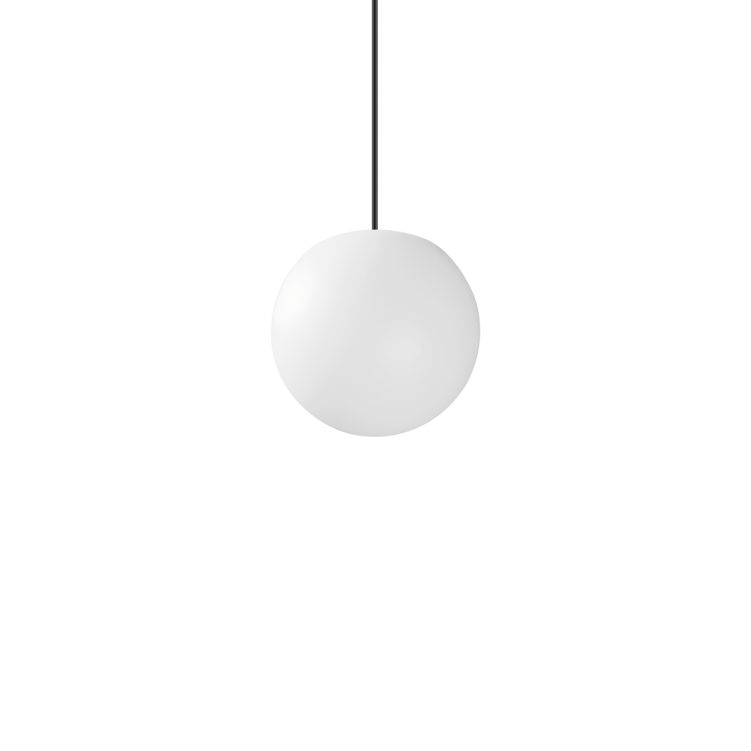 Lustra cu glob alb D 20 cm IP44 Sole