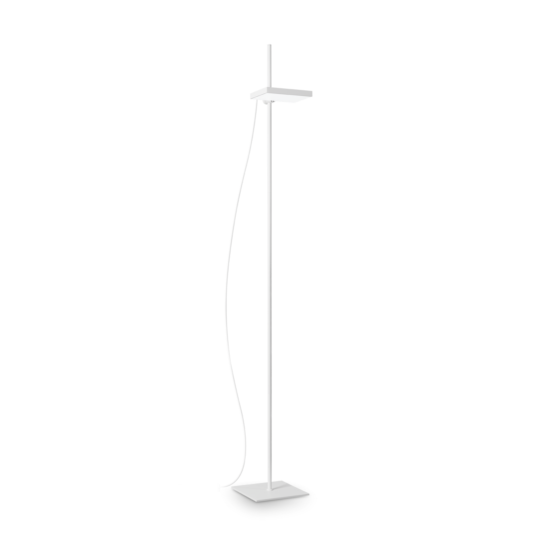Lampadar alb cu abajur patrat Lift