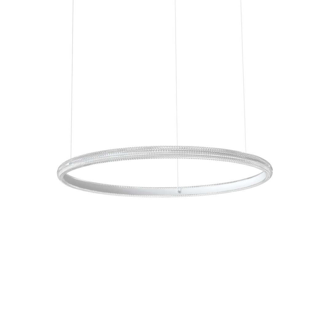 Lustra suspendata led tip cerc alb Miracle
